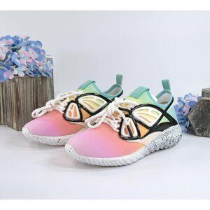 Sophia Webster Fly By Rainbow Ombre Sneakers